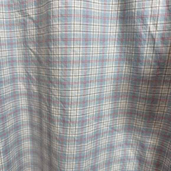 Faherty Long Sleeve Button Up Blue Plaid Men's Size XL - Picture 12 of 15